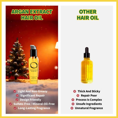 Transform Your Hair with GRODOM Argan & Coconut Hair Oil - 100ML Lightweight Serum for Smooth, Shiny Locks & Reduced Hair Loss